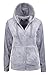 Mountain Warehouse Snaggle Womens Hooded Insulating Full Zip Pockets Adjustable Fleece Grey 12