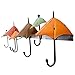 Produktbild Kleiner Regenschirm Wandhaken mediterrane Regal Eisen Wandbilder Wandbehänge personalisiert Kleiderhaken Wohnzimmer Schlafzimmer Garderobe ( Color : A )