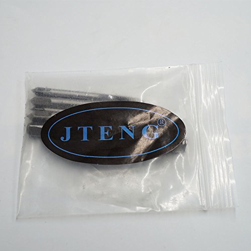 JTENG 5 teilig HSS Gewindebohrer Set Handgewindebohrer Satz Schälanschnitt Metrisch Bohrer Schraube Senker Werkzeuge Bohrer-Bit Set Handschraube Gewinde metrischer Stecker M3-M8 - 7
