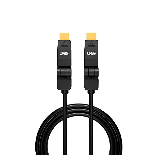 Urbo muli-Pivot Swivel und rotierendes HDMI 30AWG Kabel mit flexibelen und vergoldeten Kontakten für einfaches Verbinden (fast 2M!) - 9