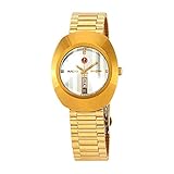 Rado Original Herren-Armbanduhr, silberfarben, Diamant-Zifferblatt, gelb, goldfarben, L R12413783