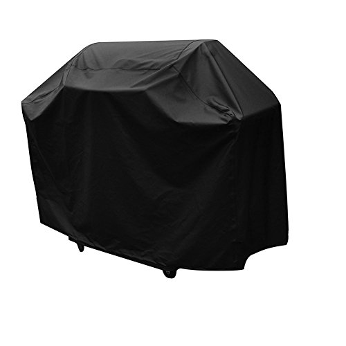 BBQ Grill Abdeckhaube, Vegbirt Wasserdicht Grillabdeckung Schutzhuelle Haube Grill Abdeckplane (145x61x117cm) —Schwarz - 2