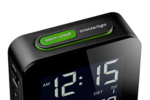 Braun-Funk-reisewecker, LED, Snooze-Funktion, Licht BNC008BK-RC - 5