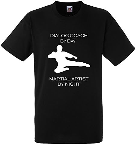 Dialog Coach By Day Martial Artist By Night Unique T Shirt XL