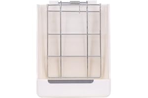 Gativs Futterstation für Heu Futterstation Heuraufe Heu Futterstation Heu Feeder Hay Feeder Chinchilla-Kunststoff-Futterschleife Heuraufe für Kaninchen Heuraufe Meerschweinchen Hase Hamster Feeder