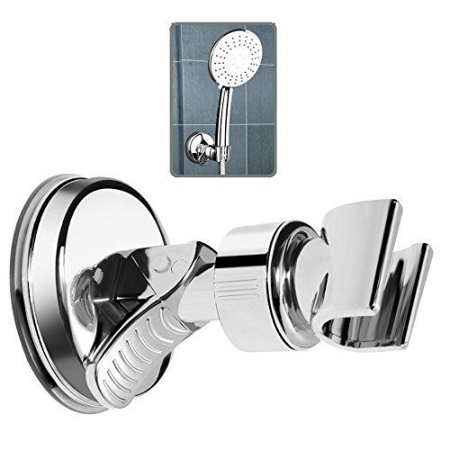 Duschkopfhalterung, Qile Verstellbar Brausehalter Saugnapf Duschhalterung Duschkopf Halter Handbrausehalter