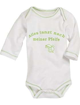 Schnizler Unisex Baby Body Langarm, Alles Tanzt Nach Meiner Pfeife, Oeko-tex Standard 100