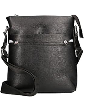 Umgehängt herren EGON FURSTENBERG schwarz bandolier taschen mehrfach VF152