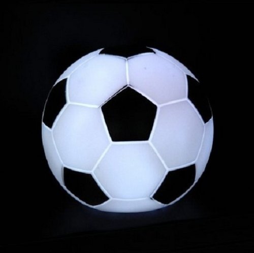 maltonyo17 Weihnachts Schlafzimmer Kind Funny Fußball Soccer Farbwechsel LED Lampe Nacht Licht Zubehör Geschenk Spielzeug
