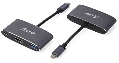 LMP usb-c Multiport Adapter – HDMI 4 K, USB 3.0, usb-c Belastung, grau sidéral