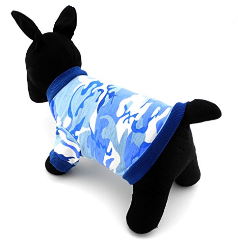 SMALLLEELUCKYSTORE-100-Cotton-Camo-Shirt-Camouflage-T-shirt-Tee-Pet-Clothes-for-Small-Dog-Cat-Blue