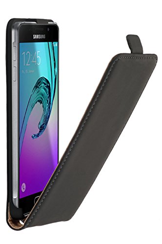 yayago Flip Case fÃ¼r Samsung Galaxy A3 2016 Tasche Schwarz