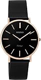 Oozoo Vintage Damenuhr Metallband 32 MM Rose/Schwarz/Schwarz C8871