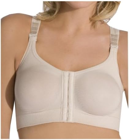 Renolife Post Surgical Soft Cup Bra 32-42 B,C,D,DD augmentation / reduction / reconstruction; post lumpectomy, post biopsy (40C, White)