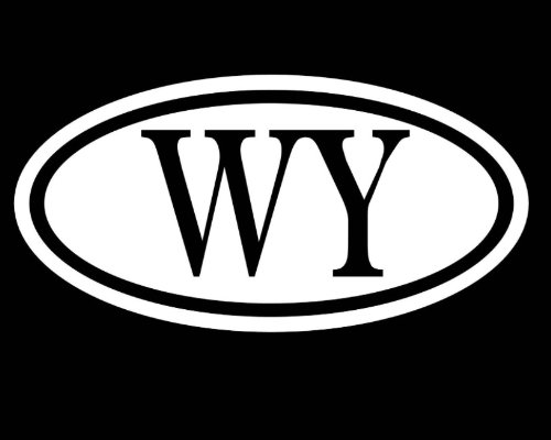 Preisvergleich Produktbild Wyoming 6" Sticker WY Decal Truck Cowboy Buffalo Yellowstone Jackson ELK Ranch *C599* Decal Vinyl Sticker for Cars, Trucks, Laptops, Fridge and More