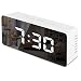 Produktbild zanasta Digital Uhr LED Wecker inkl. Temperaturanzeige | Schlummerfunktion 12-/24-h-Format | Nachtmodus | 2x Helligkeitsstufen | Weiß