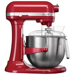 KitchenAid 6.9L Haute Résistance Professionnel lève-bol Support Mixeur 5KSM7591X - Rouge, 417(H)x 287(W)x 371(D)mm