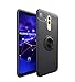 Produktbild Homikon Hülle TPU Silikon Hülle Mit Magnetischer 360 °Verdrehbare Ring Weiche Handyhülle Ultra dünne Legierung Schutzhülle Case Tasche Kompatibel mit Huawei Mate 20 Lite - Schwarz