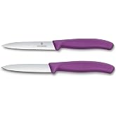 Victorinox 6.7795.2C1 Swiss Classic 2li 10cm Soyma Bı&ccedil;ağı Set, Mor