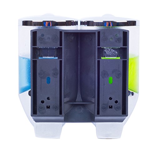 E Support Duo 2-Fach Wandmontage Seifenspender Shampoo Spender Chrom Flüssigseifenspender - 3