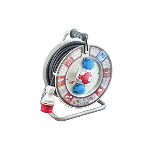 Preisvergleich Produktbild Kabeltrommel Starkstromkabel 400V 2x230V+1x16A CEE 25m