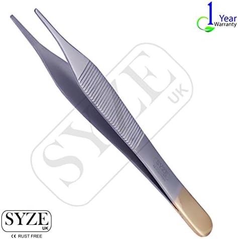 SYZE Adson Tissue Dressing Forceps Dermatology Tweezers Dental Surgical Tools