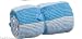 New Little Dreams Boutique baby knitted stripe blanket 75x100cm[Blue]