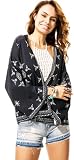 camisa floral zara Long Sleeve. Manga Larga Manga Estilo Kimono Barroco Étnico Tribal Africano Azteca Flor Flores Chifón Camisola de Playa Cardigan Blouse Blusón Blusa Shirt Camisa Top Negro