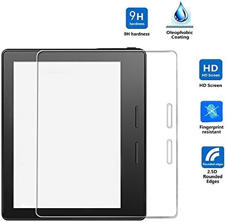 Kindle Oasis Screen Protector CEAVIS Tempered Glass Screen Protector with 9H Hardness and Anti-fingerprint &amp; No-Bubble Installation for Kindle Oasis (Kindle Oasis)