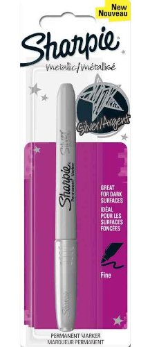 Preisvergleich Produktbild Sharpie 1849112 Fine metallic Permanent Marker, silber