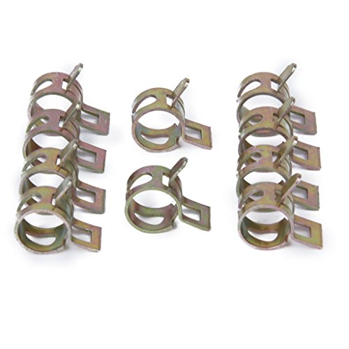 TOOGOO(R) 10 x Federklemme Kraftstoffschlauch Linie Wasser Rohr Luft Rohrschellen Fastener ? Durchmesser 14 mm - 4
