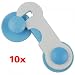 Produktbild SODIAL(R) 10 Stueck Tuer- & Fenstersicherungen Tuer Fach Kabinett Sicherheitsschloss fuer Kind scherzt Baby (Blau)