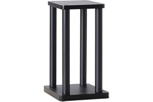 ZHENG HUI SHOP Supporto Per Diffusori Da Pavimento, Supporti Universali Per Diffusori, Supporto Per Diffusori Surround Da Teatro, Contiene Altoparlanti Satellitari E Da Scaffale ( Color : Black , Size : 60cm-E )