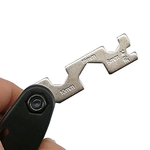 iNeith Fahrrad Reparatur Multifunktionswerkzeug 16 in 1 Set Fahrradwerkzeug für Fahrräder Mini Falt Multitool Werkzeug - 3