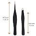Tweezers set for Smooth Eyebrow and Ingrown Hair Treatment, Maximal Precision Also For Removing Splinters, Ticks and Nose Hair- Order yours now!