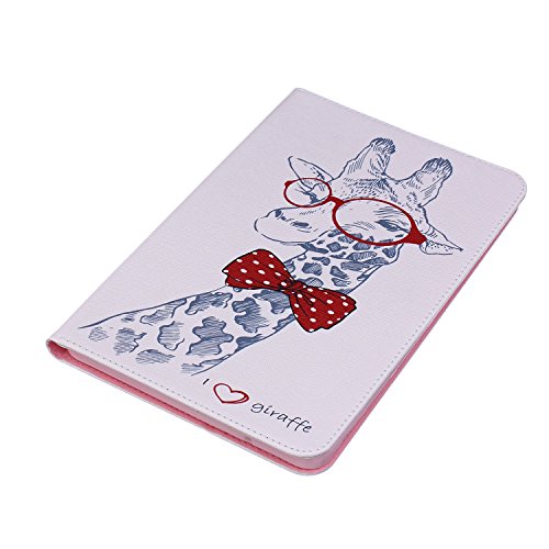 Galaxy Tab E 9.6-Inch SM-T560 Hülle, DEENOR Cute Colorful Design Flip Tasche PU Leder Abdeckung Stand Schutzhülle für Samsung Galaxy Tab E 9.6-Inch SM-T560 / T561 / T565. *giraffe - 5