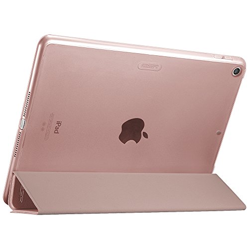 Book's Cover of Coque Nouvel iPad 97 2017 ESR New iPad 2017 97 pouces Smart Case Cover Housse Etui Coque de Protection Rigide Ultra fine avec Fermeture Magnétique Veille Automatique pour Apple Nouvelle iPad 97 inches 2017 Série Yippee Or Rose