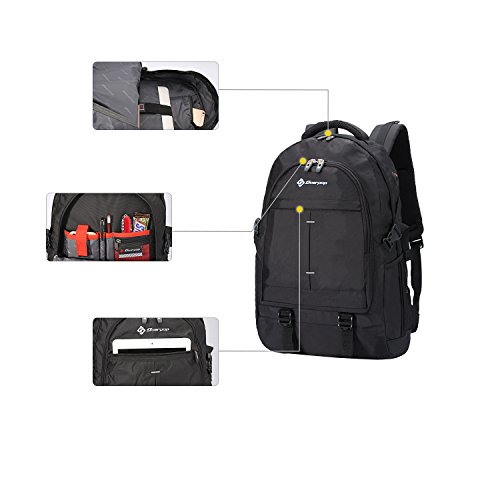 Wasserdichter Laptop-Rucksack Gro  er Tagesrucksack f  r Reisen  Freizeit  Alltag  Schule  Arbeit