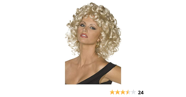 Horror-Shop Sandy Grease Perruque Blonde : Amazon.fr: Vêtements
