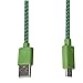 Produktbild 88AMZ 3M Nylon Micro USB Cable Datenkabel,USB Kabel Universal USB Ladekabel LadegerätSuper Speed KabelUSB Cable Ladekabel Daten Sync Fasterfür Samsung,Sony,Moto,HTC,Nokia,etc (I)