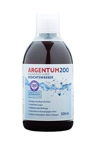 argentum 200 Plata coloidal cara Agua 200 ppm 500 ml