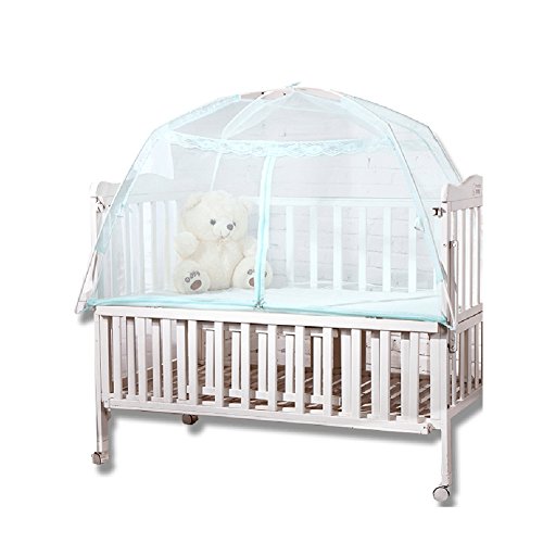 Preisvergleich Produktbild Kuke Babybett Moskitonetz für Babybett, Moskitonetz, Glasfaser, faltbar, für Kinder