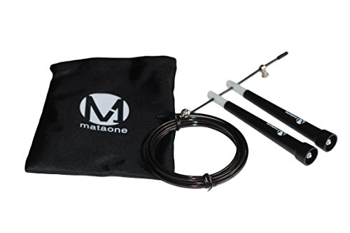 MataOne – Profi Springseil – Double Unders – Ideal für Boxen, MMA, Faszien Training, CrossFit, Fitness INKLUSIVE Transporttasche und Trainingsplan - 3