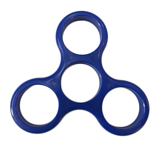 Tianhuabao Fidget Spinner Toy Frame with Two Covers for Tri-Spinner Fidget Toy Blue