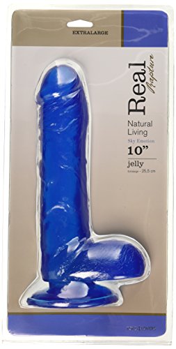 Preisvergleich Produktbild Toyz4Lovers Jelly Dildo Real Rapture Blue 10"
