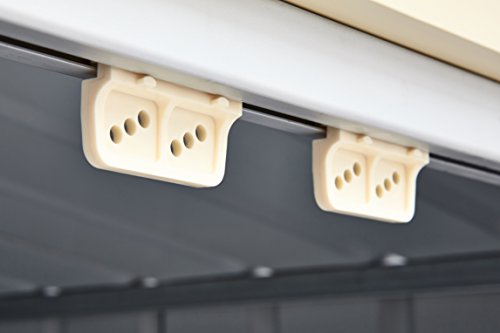 CLEMENS HOBBY TEC Stahlgerätehaus Globel Industries, BxT: 245×183 cm anthrazit - 7