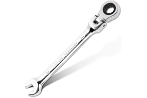 JOISIDE Chiave combinata a cricchetto 10mm,Chiavi Inglesi Combinazione Ruotare(72 denti, acciaio al cromo vanadio)