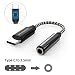 Produktbild Pixel 2 Kopfhörer Adapter, USB C bis 3,5 mm Adapter, amavasion Typ C bis 3,5 mm Weiblich Noise Cancelling Jack Externe Audio Stereo Kabel mit DAC Chipsatz für Pixel 2/XL, HTC, Moto Z, Essential ph-1, LG