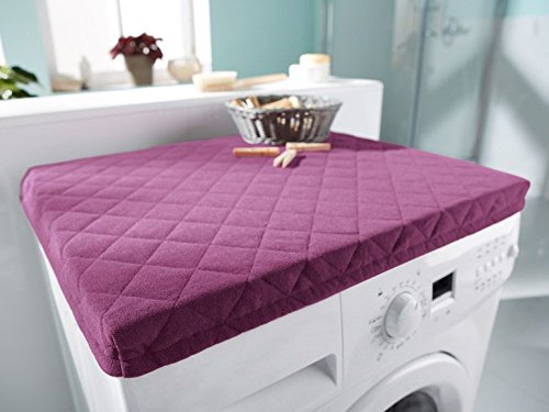 Waschmaschinenbezug Abdeckung Waschmaschine Trockner 60 x 60 cm Neu (Lila)