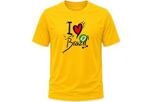 Brazil Football Team World Fans printed T shirts Supporting The Team Football Team Jersey T shirts For Men | Women | Kids to win the cup